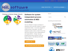 Tablet Screenshot of hal-software.com